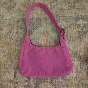 Baggu mini nylon Shoulder Bag in extra pink